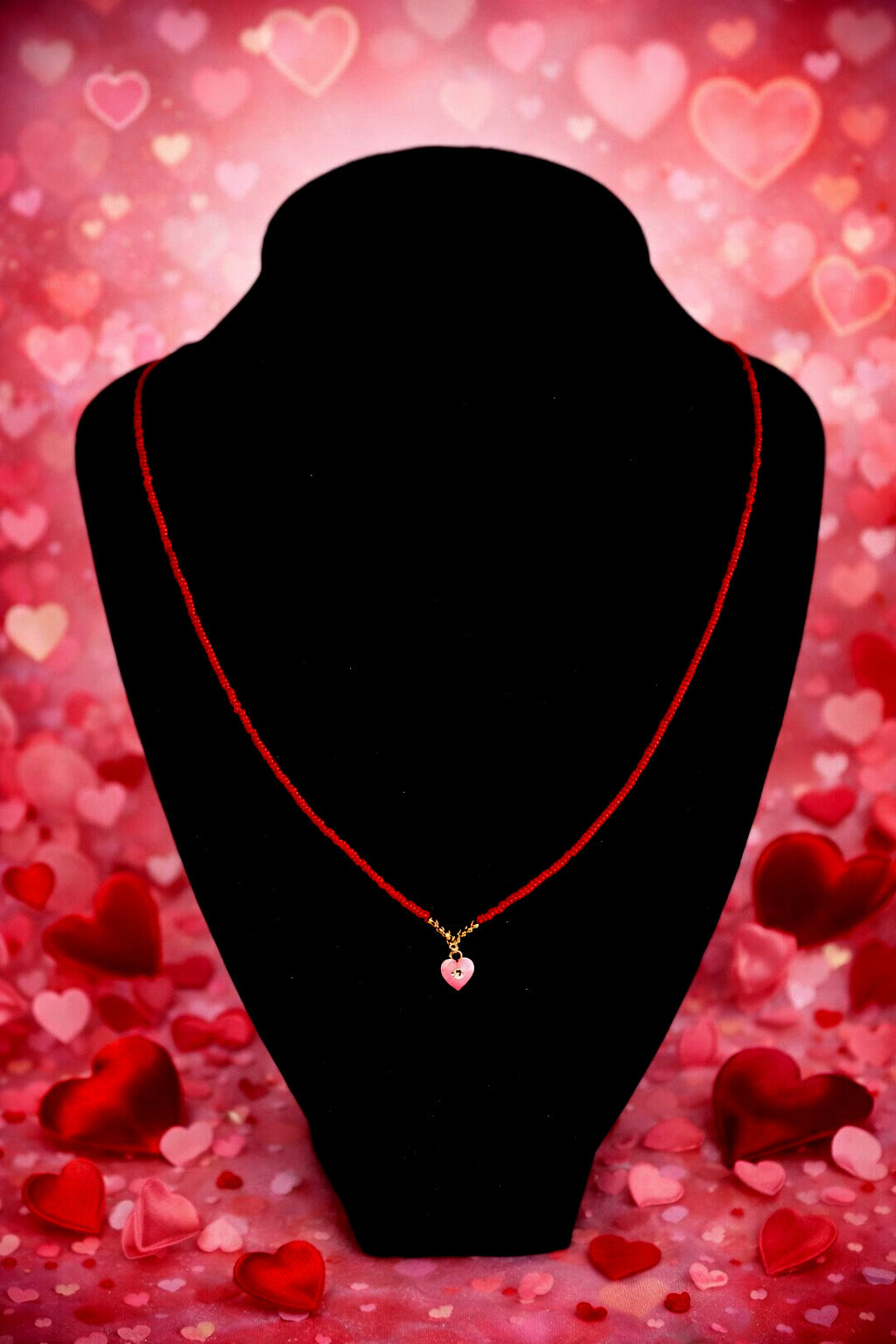 Blushing Heart Necklace