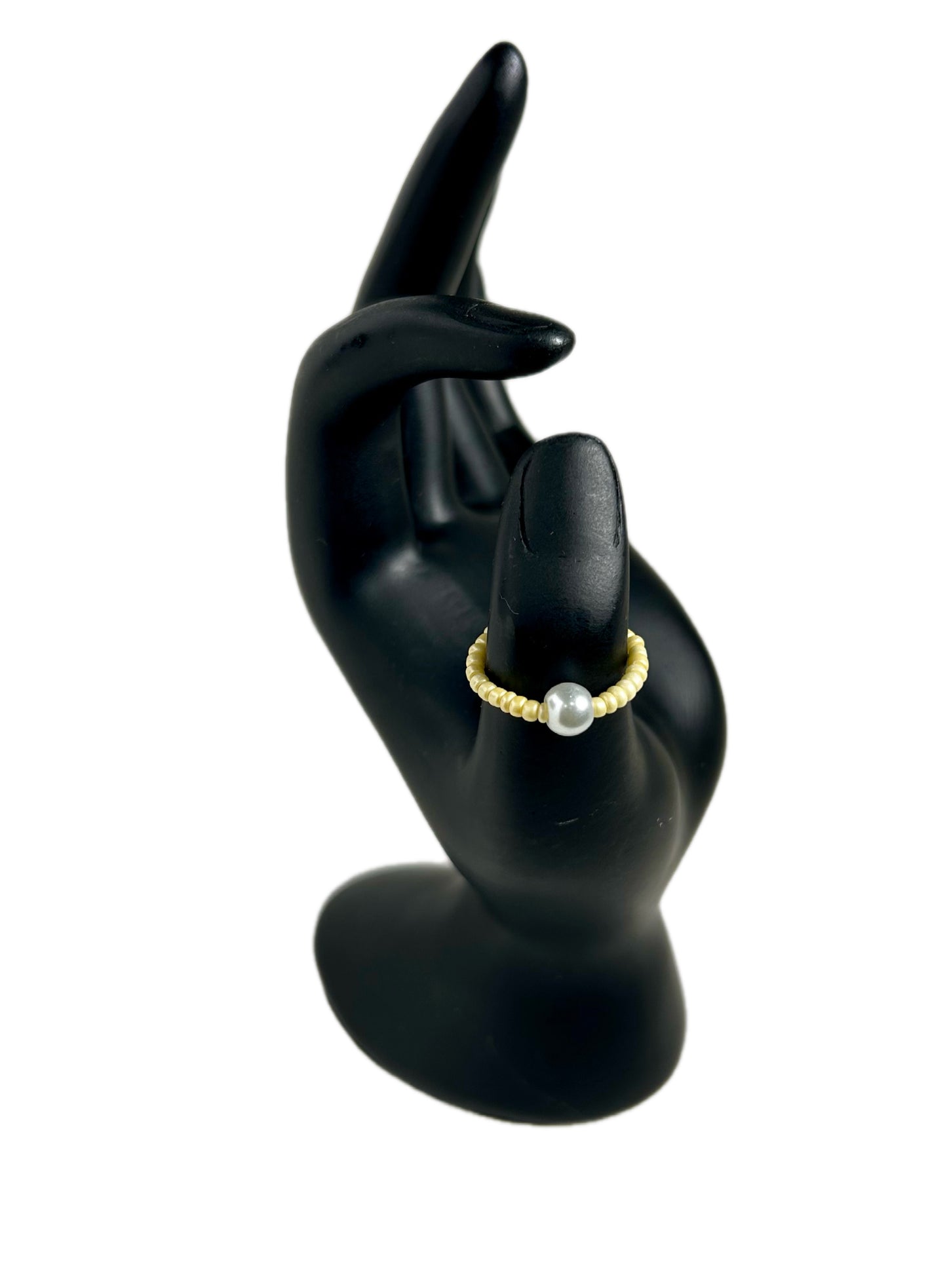 Buttercup Yellow Pearl Ring