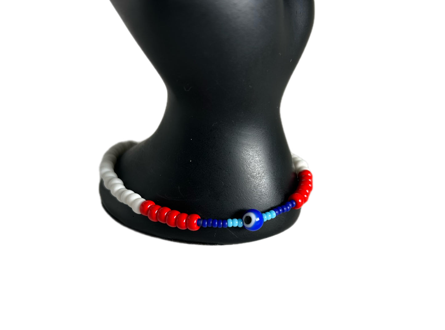 Evil Eye Beaded Bracelet (single)