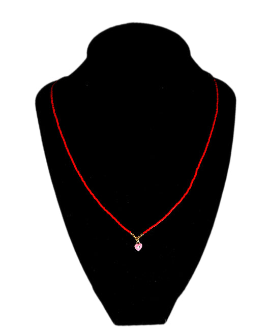 Blushing Heart Necklace